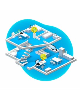 FRITZ! Powerline 1260E WLAN Set 1200 Mbit/s Przewodowa sieć LAN Wi-Fi Biały