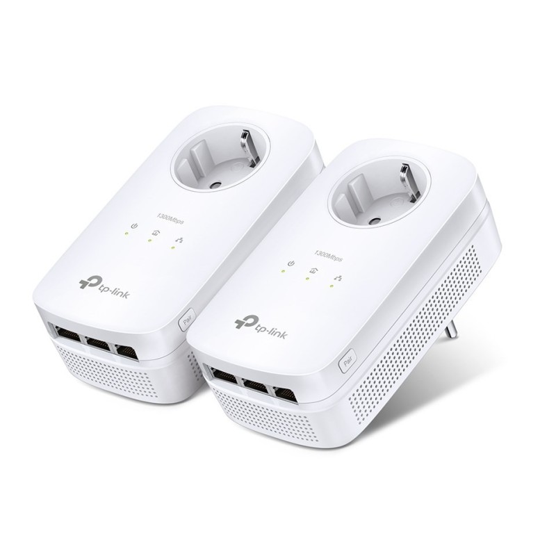 TP-Link TL-PA8030P KIT Karta sieciowa do PowerLine 1200 Mbit/s Przewodowa sieć LAN Biały 2 szt.