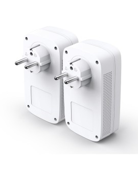 TP-Link TL-PA8030P KIT Karta sieciowa do PowerLine 1200 Mbit/s Przewodowa sieć LAN Biały 2 szt.