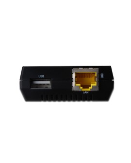 DIGITUS WIELOFUNKCYJNY SERWER WYDRUKU/PRINT SERVER 1XUSB 2.0 HUB SIECIOWY, NAS, 1X RJ45, LAN 10/100MBPS DN-13020