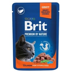Brit Cat Pouches Salmon FOR...