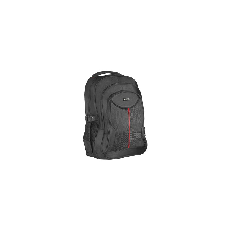 Plecak na  notebook 15,6", Carbon, czarny, poliester, nieprzemaklne dno i kieszenie, Defender