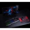 Marvo CM430 US zestaw klawiatura przewodowa (USB) US, czarna mysz dla gracza, podkładka, klawiatura, do gry, membranowa rodzaj p