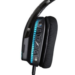 Logitech G633 Gaming Headset, słuchawki z mikrofonem, przewodowa, czarna, 7.1 (virtual), podświetlane, zamknięte, do gry typ 3.5