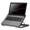 Stojak pod notebook, NS-503, podświetlenie, 18 cm wentylator, czarno-niebieski, DEFENDER, z 2-portowym hub-em