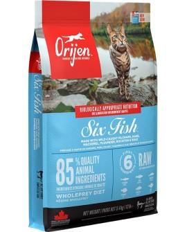 ORIJEN Cat Six Fish - sucha karma dla kota - 5,4g