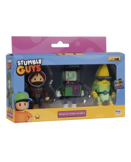 STUMBLE GUYS S2 MINI ACTION FIGURES - 3 PACK VER.D