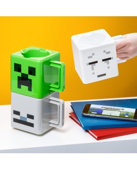 PP MINECRAFT STACKING MUGS