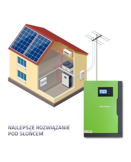 QOLTEC INWERTER SOLARNY HYBRYDOWY OFF-GRID 3,5KW | 100A | 24V | MPPT | SINUS