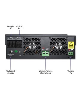 QOLTEC INWERTER SOLARNY HYBRYDOWY OFF-GRID 3,5KW | 100A | 24V | MPPT | SINUS