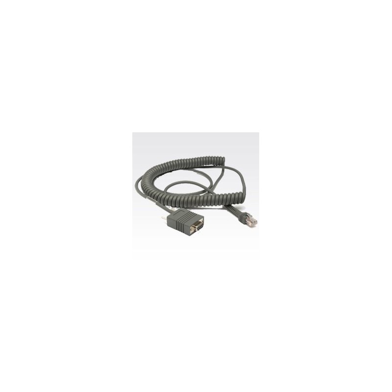Zebra RS232 Cable kabel sygnałowy 3,6 m Szary