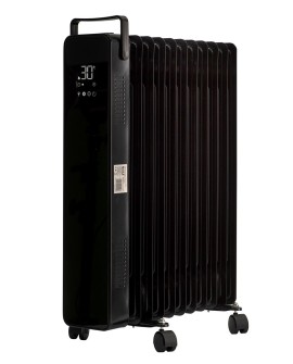 Elektryczny grzejnik olejowy 2500W Wi-Fi Czarny 11