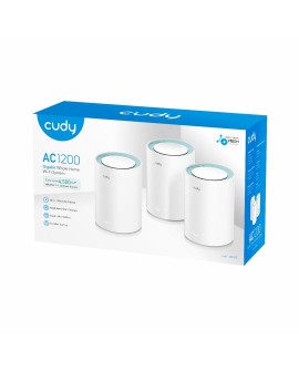 CUDY M1300(3-Pack) | Mesh, WiFi 5, 2,4GHz/5GHz,