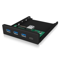 ICY BOX IB-HUB1418-i3 Czarny