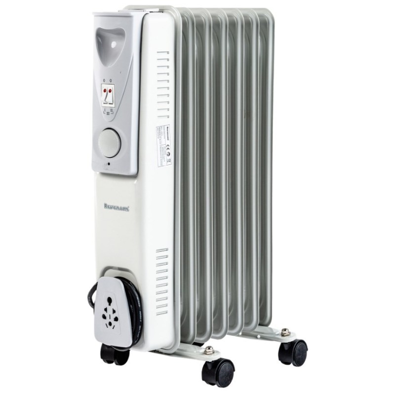 Grzejnik olejowy Ravanson OH-07 (1500W 7 kolor szary)