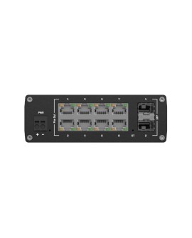 Teltonika TSW202 Switch 8x RJ45 1Gb, 2x SFP L2 POE+