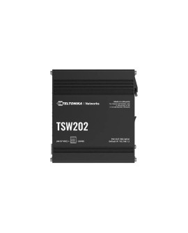 Teltonika TSW202 Switch 8x RJ45 1Gb, 2x SFP L2 POE+