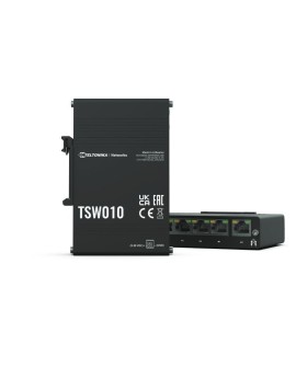 Switch TELTONIKA TSW010 5x RJ45 100Mb/s PoE Black