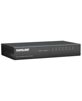 Intellinet 8-Port Fast Ethernet Office Switch Fast Ethernet (10/100) Czarny