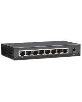 Intellinet 8-Port Fast Ethernet Office Switch Fast Ethernet (10/100) Czarny