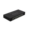 LevelOne GEU-0822 łącza sieciowe Nie zarządzany Gigabit Ethernet (10/100/1000) Czarny