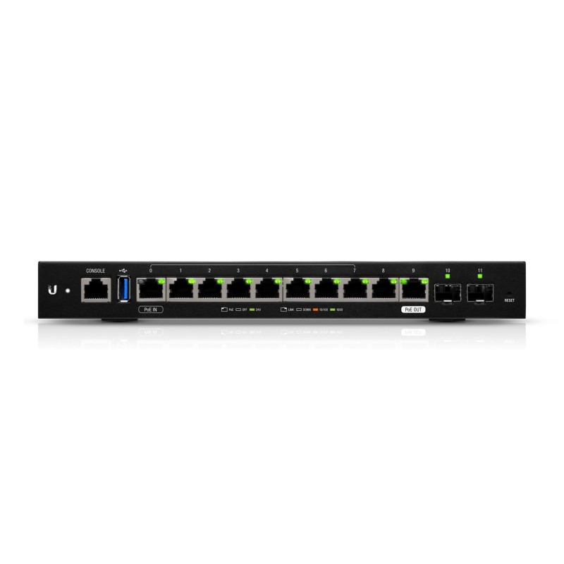 Ubiquiti ER-12 Router EdgeMAX EdgeRouter, 10x R