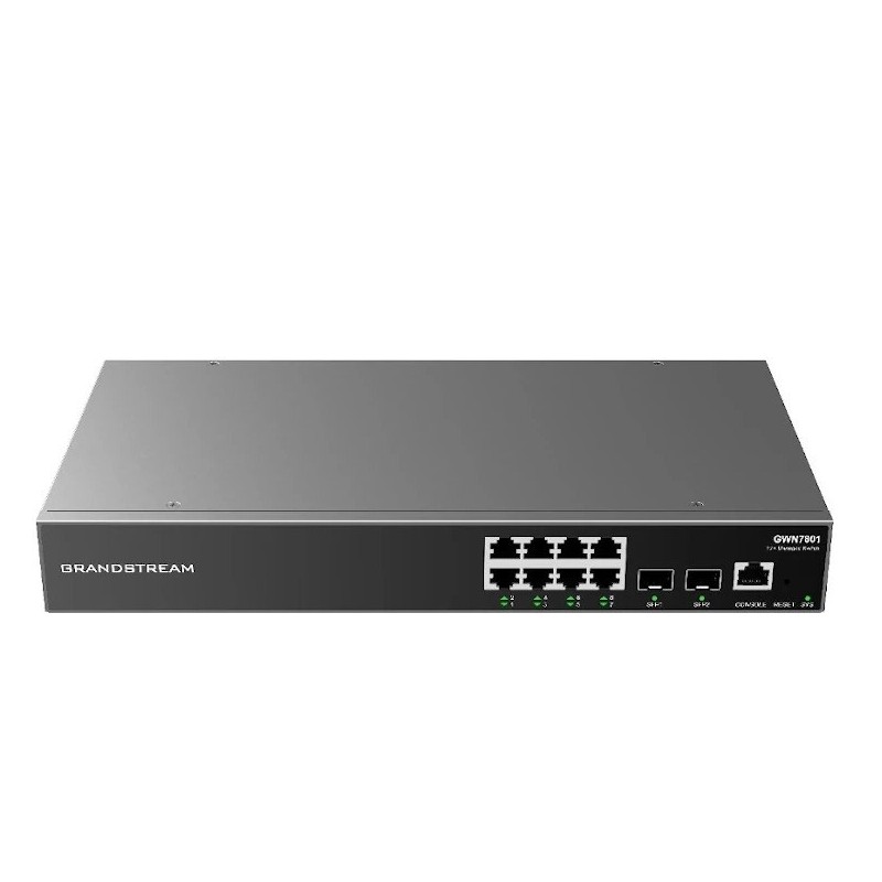 Grandstream GWN 7801 8GE 2SFP zarządzalny switch L2+ | Sieć | Przełączniki L2+