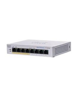 Switch Cisco CBS110-8PP-D-EU Unmanaged L2 Gigabit Ethernet (10/100/1000) Power over Ethernet (PoE) Grey