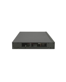 FiberHome S5800-28T-X-PE-AC łącza sieciowe Zarządzany L2/L3 Gigabit Ethernet (10/100/1000) Obsługa PoE 1U Czarny, Szary