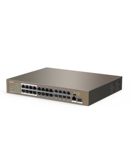 Switch PoE Tenda TEF1126P-24-250W (1x 10/100/1000Mbps, 24x 10/100Mbps)