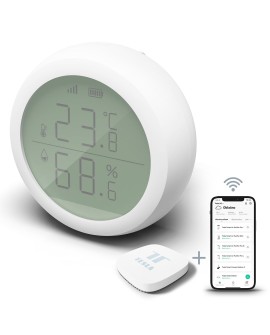 Czujnik temperatury i wilgotności z LCD TESLA TSL-SEN-TAHLCD Smart Sensor Temperature and Humidity Display