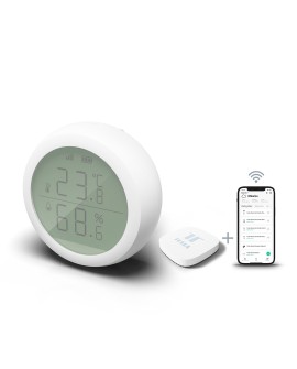 Czujnik temperatury i wilgotności z LCD TESLA TSL-SEN-TAHLCD Smart Sensor Temperature and Humidity Display