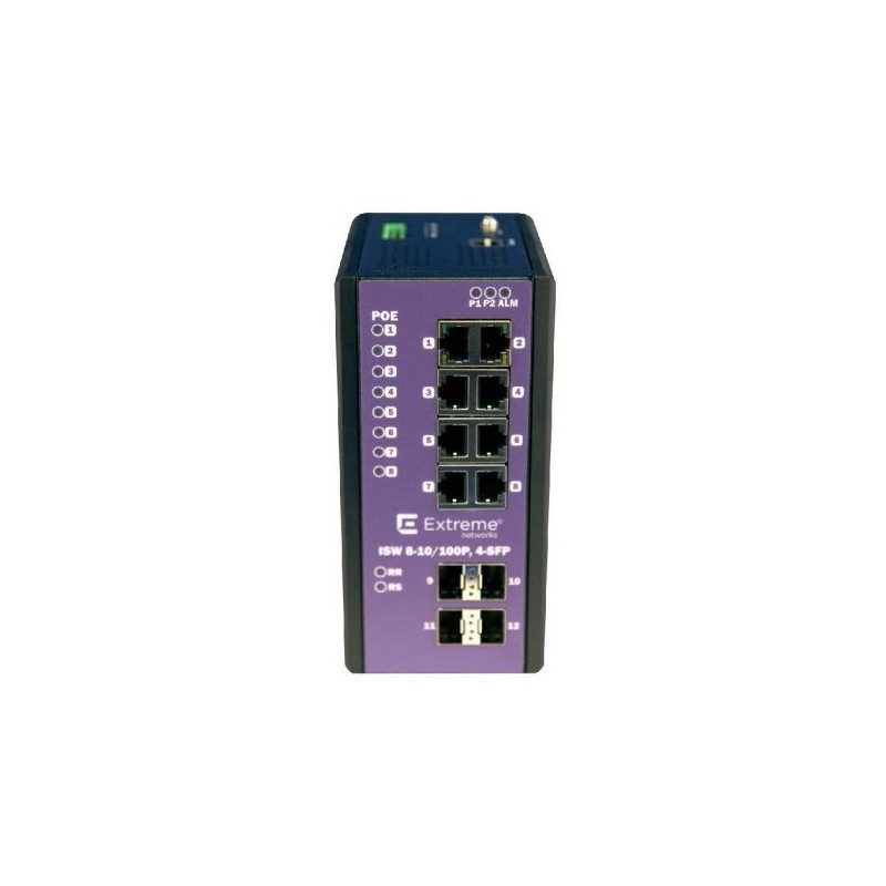 Extreme Networks ISW 8-10/100P4-SFP/8-PORT POE+ 10/100 W/4-PORT IN