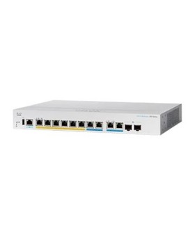 Cisco CBS350 Zarządzany L3 Gigabit Ethernet (10/100/1000) Obsługa PoE 1U Czarny, Szary