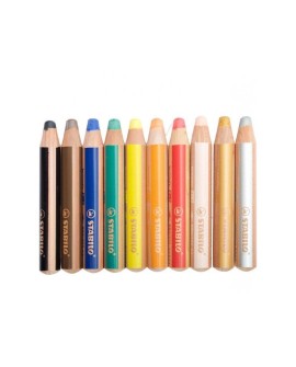 STABILO woody 3 in 1 Wielobarwny 10 szt.