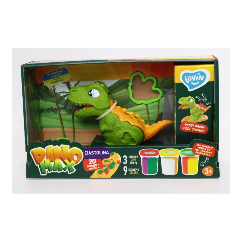 Zestaw ciastoliny Dino Max Dinozaur TMLovin 41173