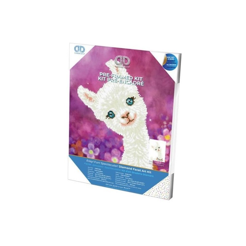 Haft diamentowy Diamond Dotz Lama LuLu 34x44cm DDK7018