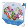 Haft diamentowy Diamond Dotz Kwiatowe serce 39x39cm DDK7008