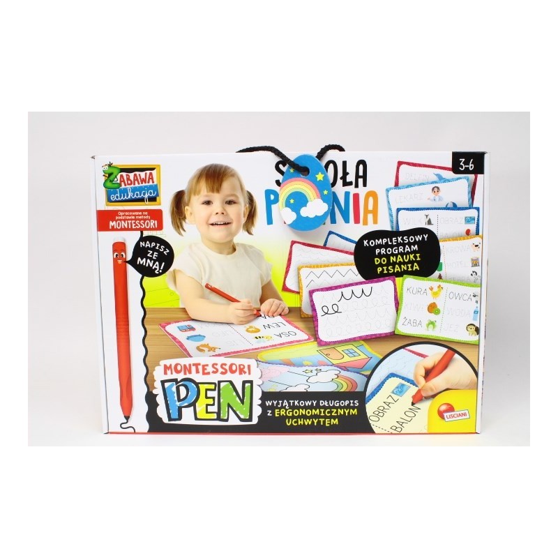 Montessori Pen - szkoła pisania 18 tabliczek