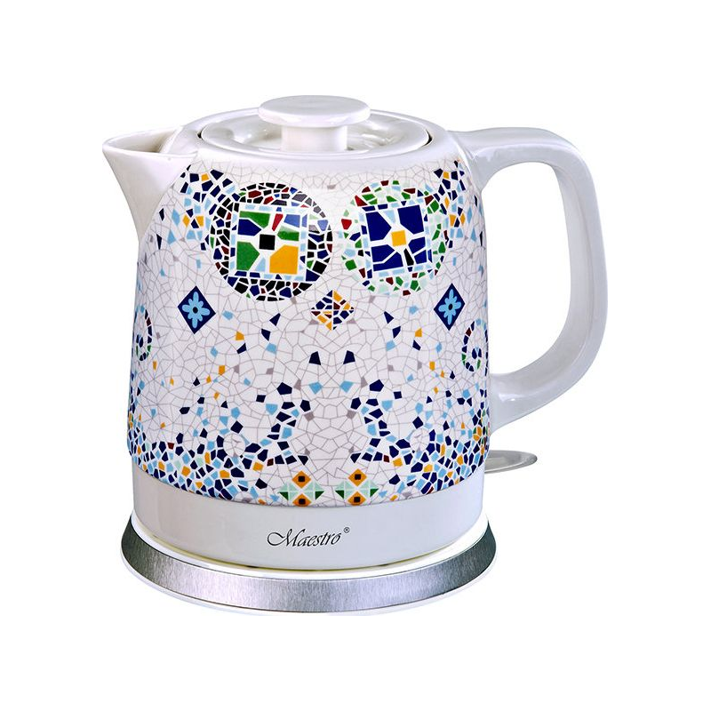 Czajnik MAESTRO MR-068B Mozaika Biały (1.5L /1200W /Biały )