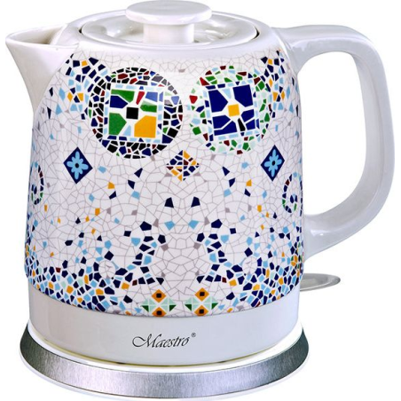 Czajnik MAESTRO MR-068B Mozaika Biały (1.5L /1200W /Biały )