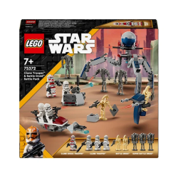 LEGO 75372 Star Wars - Zestaw bitewny z żołnierzem armii klonów i droidem bojowym