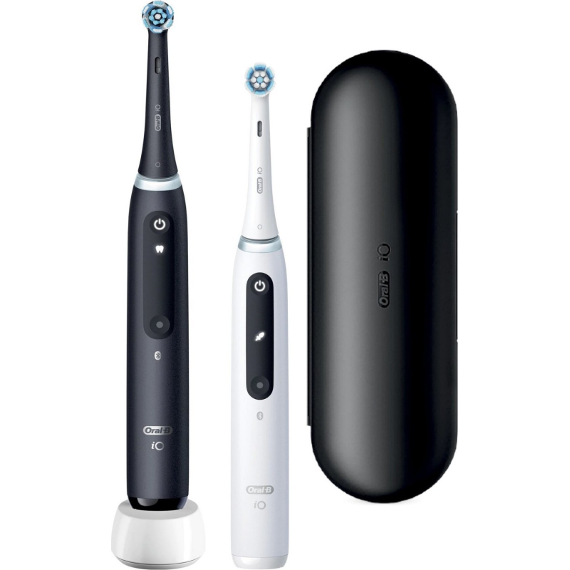 Szczoteczka elektryczna ORAL-B iO Series 5 Duo 2 szt. Matt Black/Quite White Czarny (IO5 DUO)