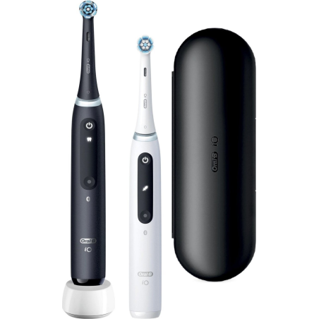Szczoteczka elektryczna ORAL-B iO Series 5 Duo 2 szt. Matt Black/Quite White Czarny (IO5 DUO)