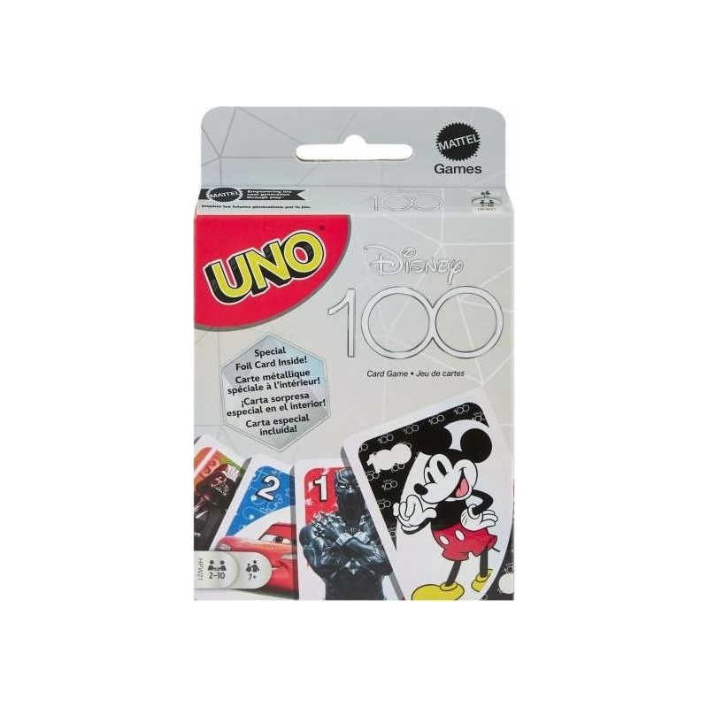 Mattel Gra karciana UNO Bohaterowie bajek Disney HPW21