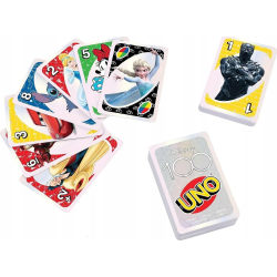 Mattel Gra karciana UNO Bohaterowie bajek Disney HPW21