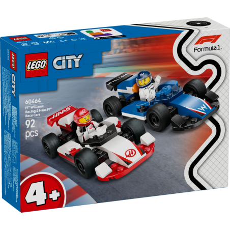 LEGO 60464 CITY - Bolidy Williams Racing i Haas F1