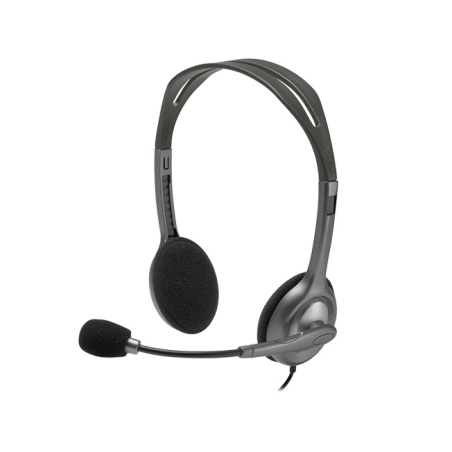 Słuchawki z mikrofonem LOGITECH H111 Czarny