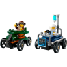 LEGO 60459 CITY - Zestaw wyścigówek: samolot kontra łóżko szpitalne