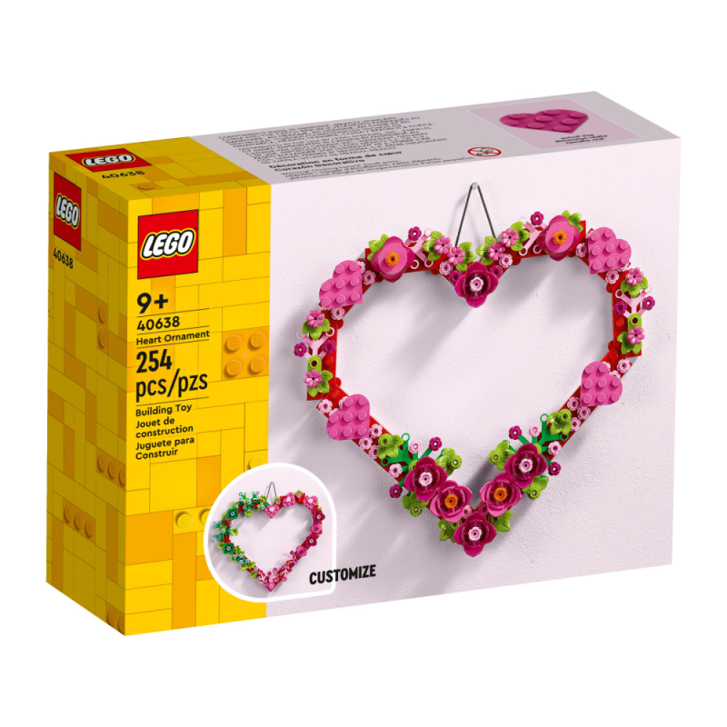 LEGO 40638 Okolicznościowe - Ozdoba w kształcie serca